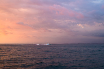 Boat on Sunset