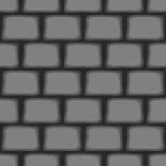 Stone gray wall. Paving stones. Seamless pattern. Vector graphic illustration. Texture.