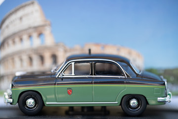 Old Rome taxi from 1955