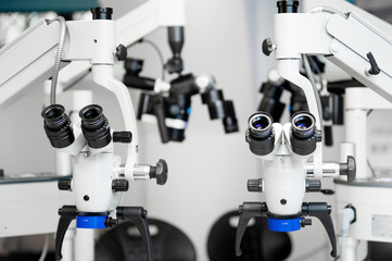 Large Medical Microscopes, in the laboratory
