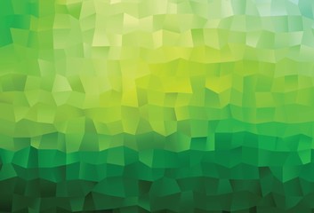 Light Green vector abstract mosaic pattern.