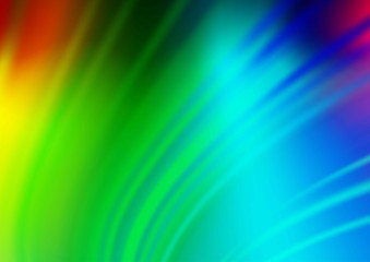 Light Multicolor, Rainbow vector abstract blurred pattern. Colorful illustration in blurry style with gradient. A completely new template for your design.