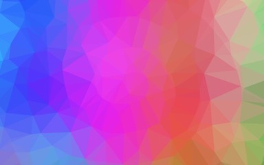 Obraz premium Light Multicolor, Rainbow vector abstract mosaic pattern. Modern geometrical abstract illustration with gradient. Completely new template for your business design.
