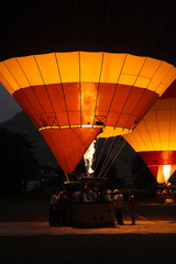  Balloon landscapes in Egypt at sunrise © moniadk