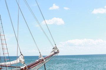 Segelschiff auf hoher See