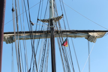 Obraz premium Segelschiff auf hoher See