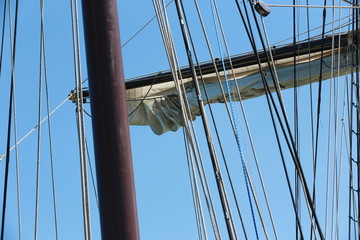 Obraz premium Segelschiff auf hoher See