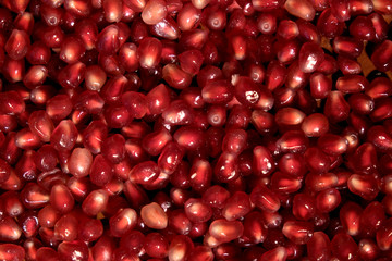 red pomegranate seeds