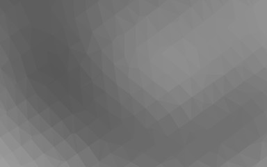 Light Silver, Gray vector blurry triangle template. Modern geometrical abstract illustration with gradient. The best triangular design for your business.