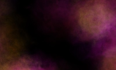 Dark street, wet asphalt, reflections of rays in the water. Abstract dark blue background, smoke, smog. Empty dark scene, neon light, spotlights. Concrete floor