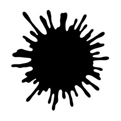 Template of a brush or a texture. Illustration.