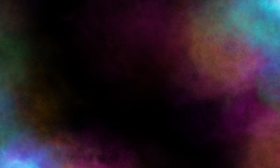 Dark street, wet asphalt, reflections of rays in the water. Abstract dark blue background, smoke, smog. Empty dark scene, neon light, spotlights. Concrete floor