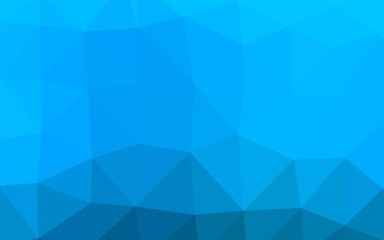 Fototapeta premium Light BLUE vector polygon abstract backdrop. Creative illustration in halftone style with gradient. Elegant pattern for a brand book.