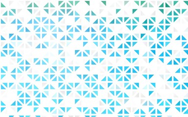 Light BLUE vector seamless backdrop with lines, triangles. Decorative design in abstract style with triangles. Design for textile, fabric, wallpapers.