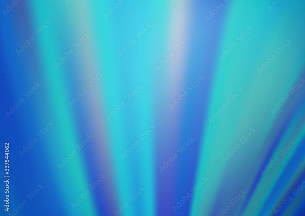 Aufkleber light blue vector bokeh and colorful pattern. a vague abstract illustration with gradient. brand new
