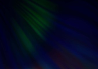 Obraz premium Dark Black vector background with abstract lines. Modern gradient abstract illustration with bandy lines. New composition for your brand book.