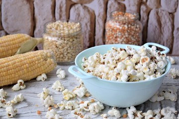 popcorn in bowl