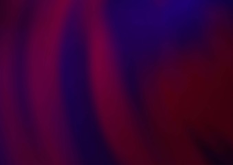 Dark Purple vector template with lines, ovals. Blurred geometric sample with gradient bubbles.  Pattern for your business design.