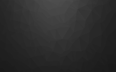 Obraz premium Dark Silver, Gray vector abstract mosaic backdrop. Modern geometrical abstract illustration with gradient. New texture for your design.