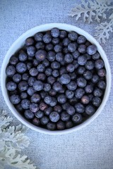 blueberries in a bowl