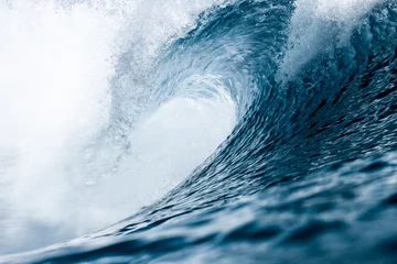 Foto op Plexiglas View of wave in sea © Jeremy Bishop