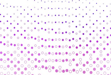 Light Pink, Blue vector background with bubbles.