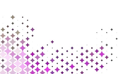 Light Multicolor, Rainbow vector cover with small and big stars. Blurred decorative design in simple style with stars. Smart design for your business advert.