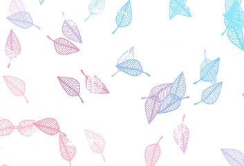 Light Blue, Red vector hand painted background.