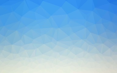 Light BLUE vector polygon abstract backdrop. A vague abstract illustration with gradient. Brand new style for your business design.