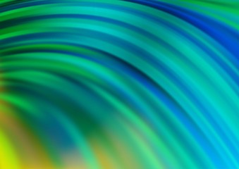 Light Blue, Yellow vector background with lamp shapes. A completely new color illustration in marble style. New composition for your brand book.