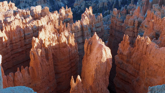 The red cliffs of Bryce Canyon National Park in Utah - USA 2017