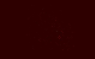 Light Red vector cover with spots. Illustration with set of shining colorful abstract circles. Pattern for beautiful websites.