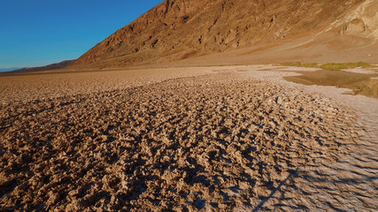 Beautiful scenery at Death Valley National Park California - Badwater salt lake - USA 2017