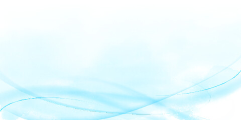  海　水彩　水　背景