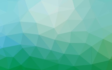 Fototapeta na wymiar Light Blue, Green vector low poly texture. Glitter abstract illustration with an elegant design. Brand new design for your business.