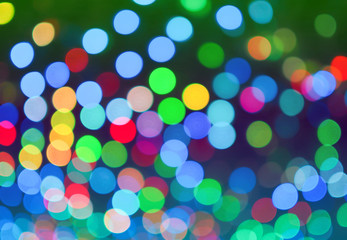 Beautiful colorful bokeh light abstract background for design