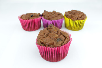 Home made chocolate cup cakes