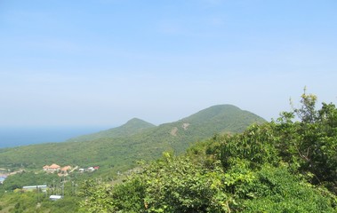 view from the mountain