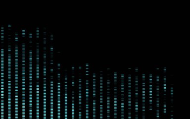 Dark BLUE vector template with repeated sticks. Shining colored illustration with narrow lines. Pattern for websites, landing pages.