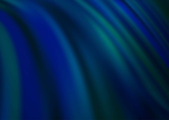 Dark BLUE vector template with bubble shapes. Shining illustration, which consist of blurred lines, circles. Marble design for your web site.