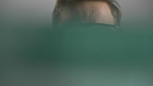 Doctor Putting Surgical Mask on Coronavirus Patient's Face POV