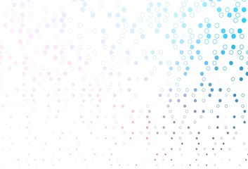 Light Blue, Red vector backdrop with dots.