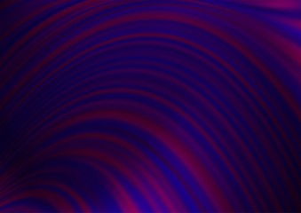 Dark Purple vector backdrop with bent lines. Modern gradient abstract illustration with bandy lines. Brand new design for your ads, poster, banner.