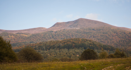 Bieszczady jesienią, Karpaty, podkarpackie, Polska