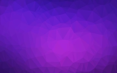 Light Pink, Blue vector polygon abstract backdrop. Geometric illustration in Origami style with gradient. Template for a cell phone background.