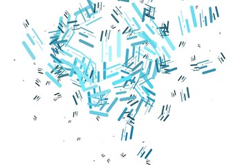 Light BLUE vector template with repeated sticks.