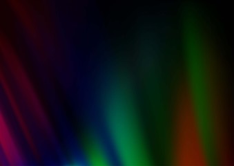 Dark Multicolor, Rainbow vector template with lava shapes. Geometric illustration in marble style with gradient.  The best blurred design for your business.