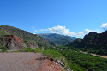 Paisaje desde el barranco