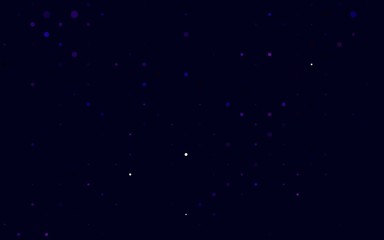 Light Purple vector texture with disks. Illustration with set of shining colorful abstract circles. Template for your brand book.