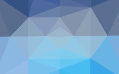 Fototapeta premium Light BLUE vector low poly texture. Colorful illustration in Origami style with gradient. Brand new style for your business design.